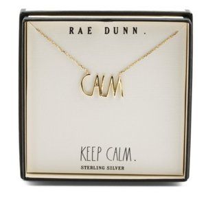 RAE DUNN 14k Gold Plated Necklace